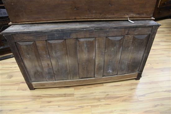 An 18th century French low cupboard 6ft 2in.